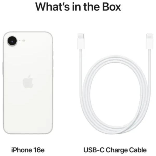 iPhone 16e 128GB White